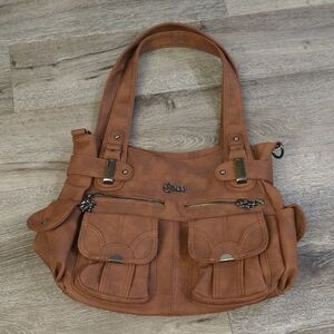 KL928 Brown Shoulder Bag